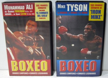 VHS BOXEO GRANDES CAMPEONES COMBATES LEGENDARIOS (1)